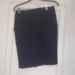Zara peplum pencil skirt